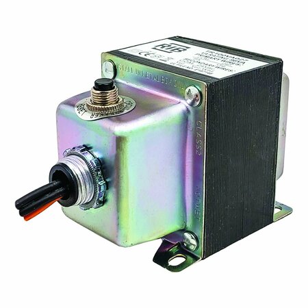 FUNCTIONAL DEVICES-RIB Transformer, 96VA, 240 to 24 Vac, Circuit Breaker, Foot and Single Thr TR100VA027